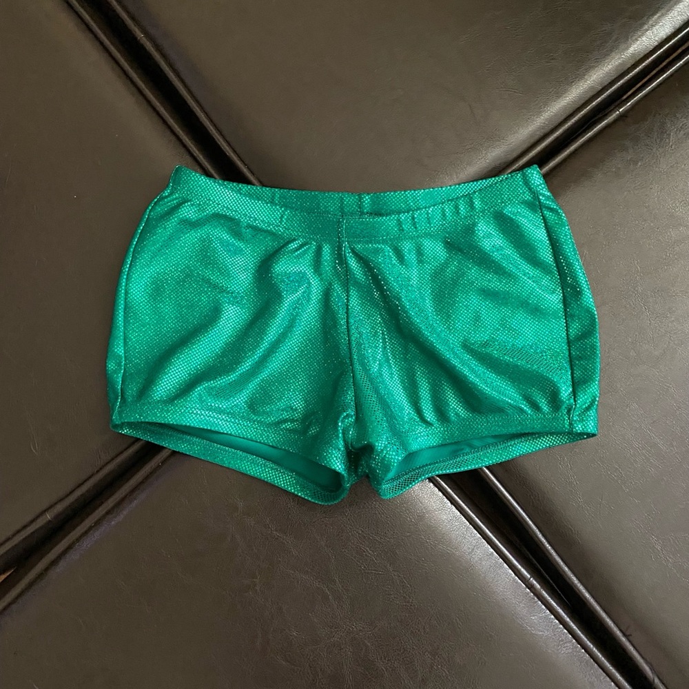 Varsity Green Sparkle Spandex
